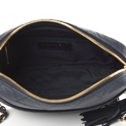 Chanel Caviar Quilted Small Coco Tassel Camera Case Dark Navy 5 of 9