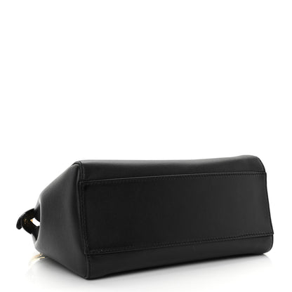 Fendi Nappa Mini Peekaboo Iconic Satchel Black 4 of 12