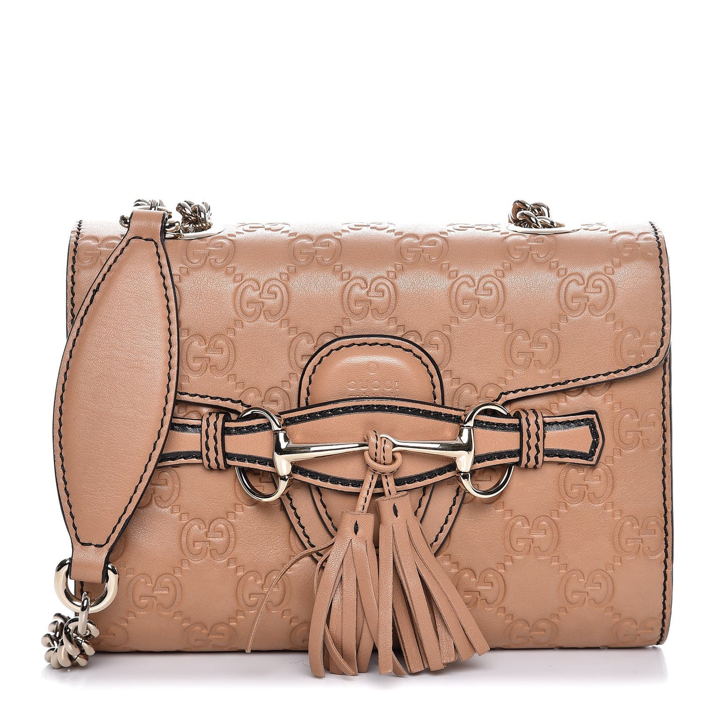 Guccissima Mini Emily Chain Shoulder Bag Camelia