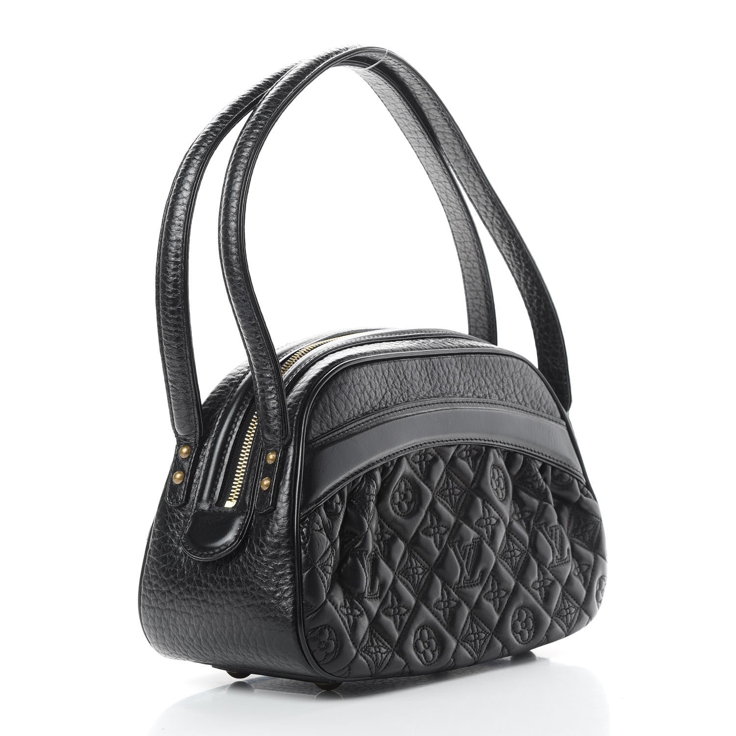 Louis Vuitton Lambskin Vienna Klara Black 3 of 10