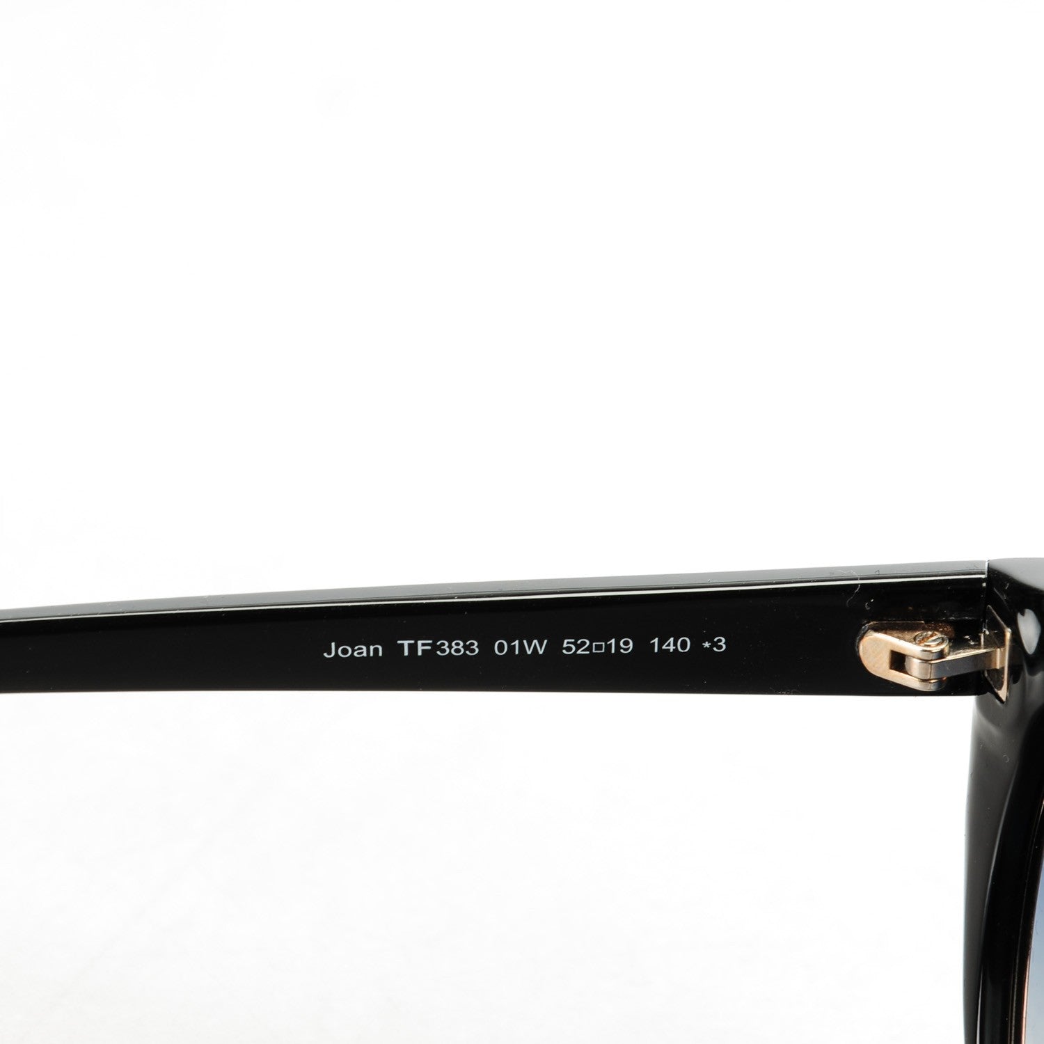 Tom Ford Joan Sunglasses TF383 Black Gold 4 of 7