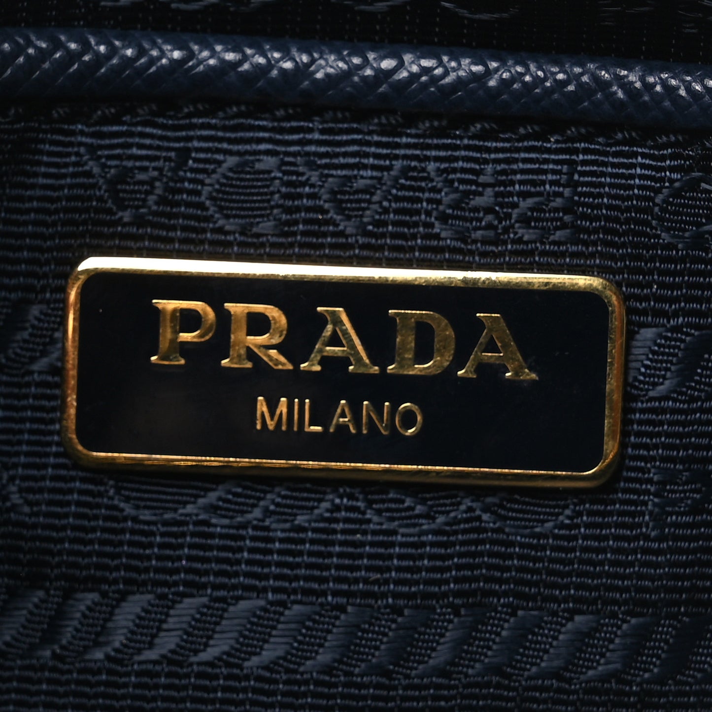 Tessuto Nylon Saffiano Mini Camera Crossbody Royal