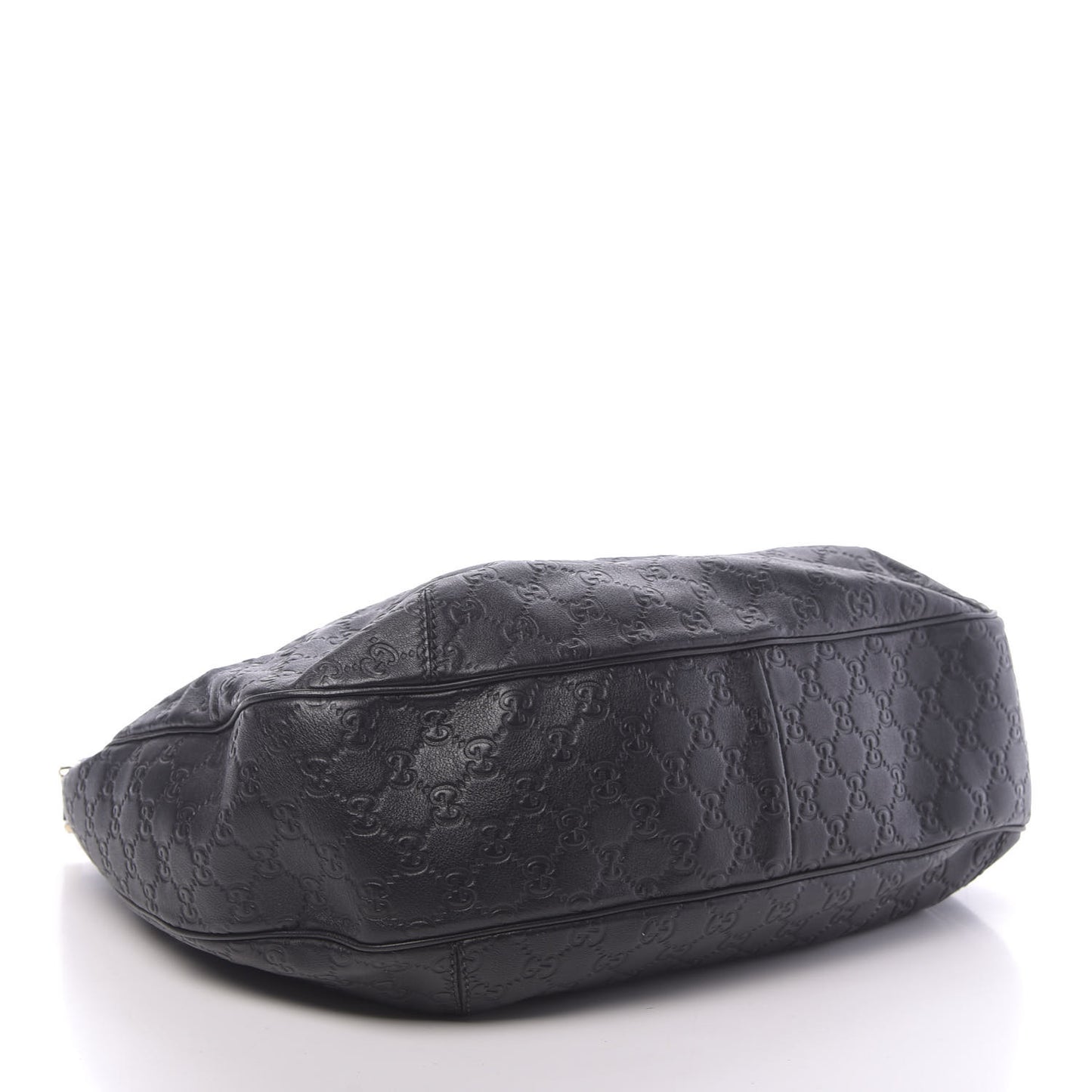 Guccissima Large New Ladies Web Hobo Black