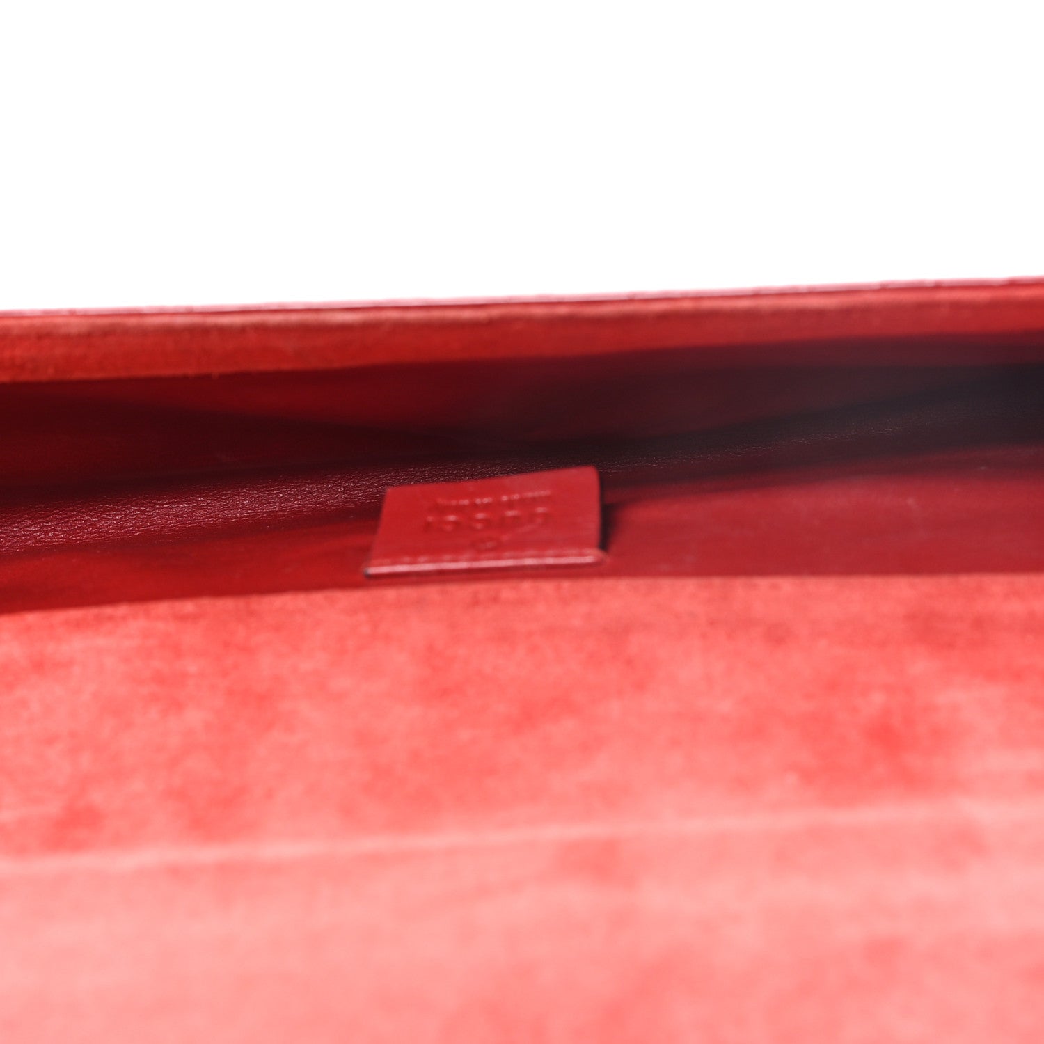 Gucci Patent Microguccissima Small Broadway Clutch Red 5 of 7
