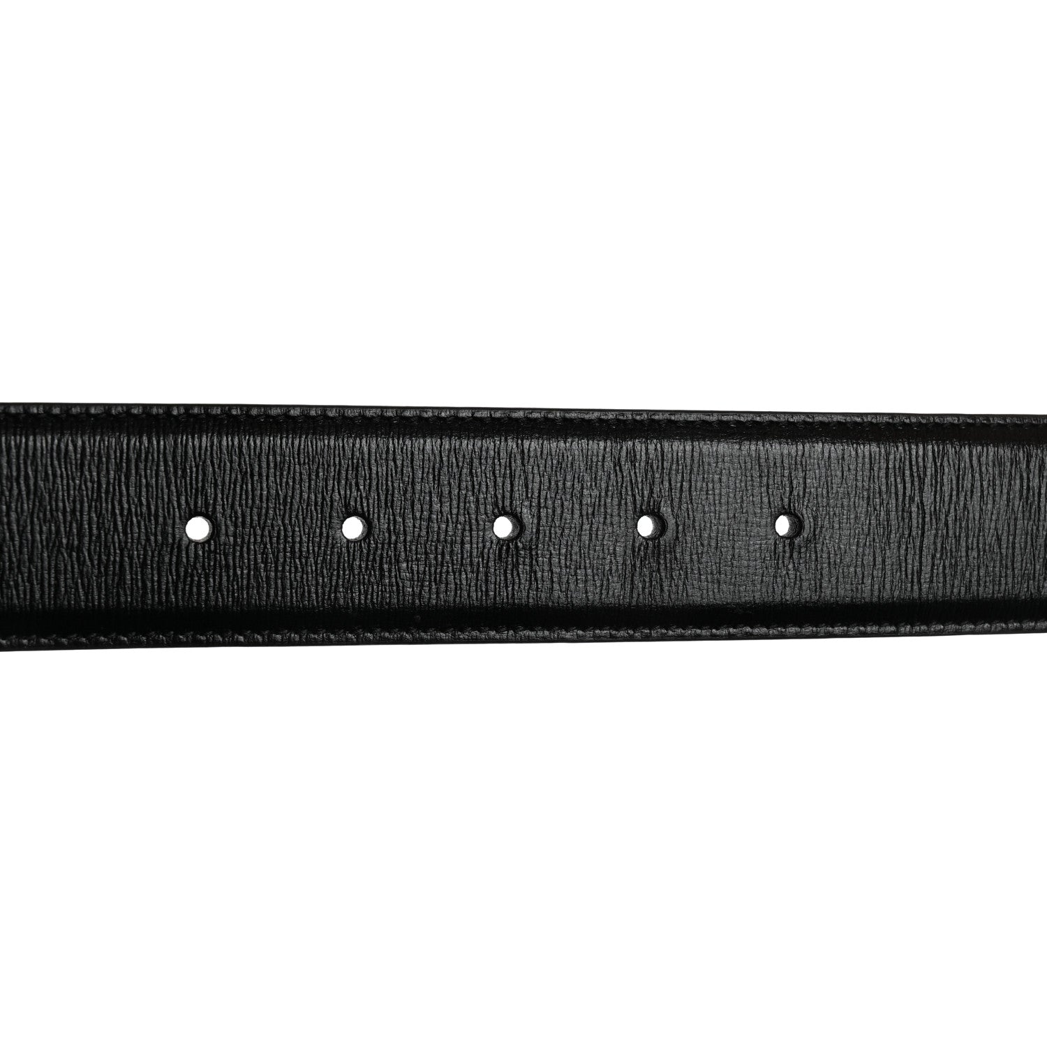 Gucci Azalea Calfskin Enamel Monochrome Double G 40mm Belt 90 36 Black 4 of 5