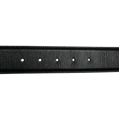Gucci Azalea Calfskin Enamel Monochrome Double G 40mm Belt 90 36 Black 4 of 5
