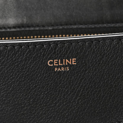 Celine Supple Grained Calfskin Medium Polly Black 6 of 9