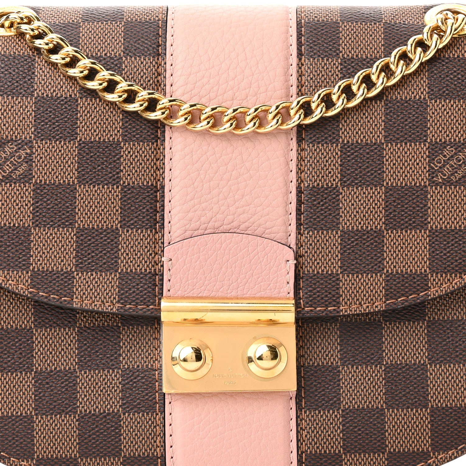 Louis Vuitton Damier Ebene Cuir Taurillon Wight Magnolia 7 of 9