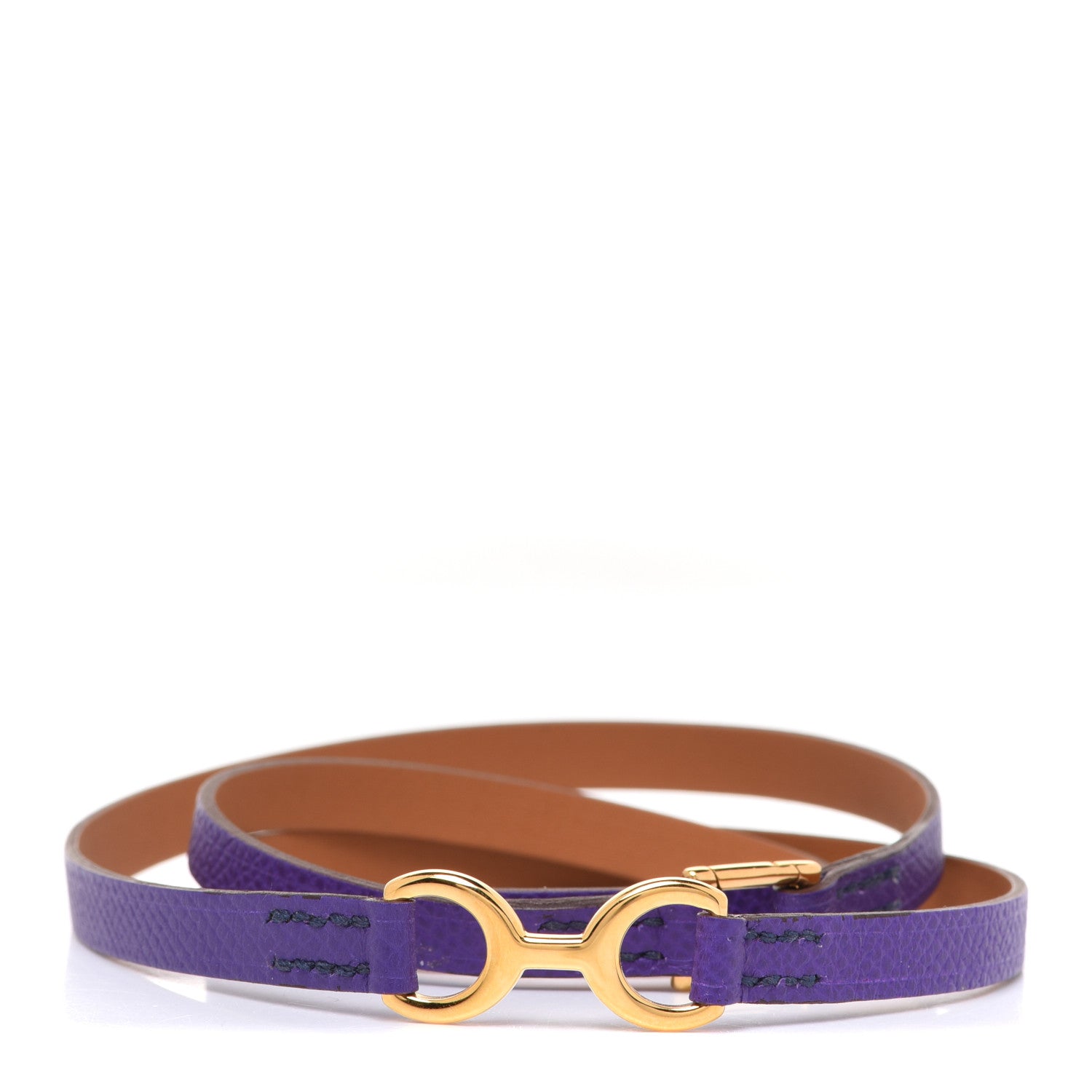 Hermes Swift Epsom Pavane Wrap Bracelet S 1 of 6
