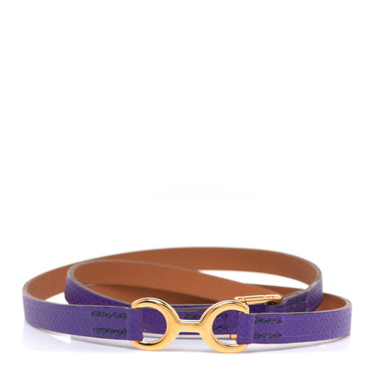 Hermes Swift Epsom Pavane Wrap Bracelet S 1 of 6