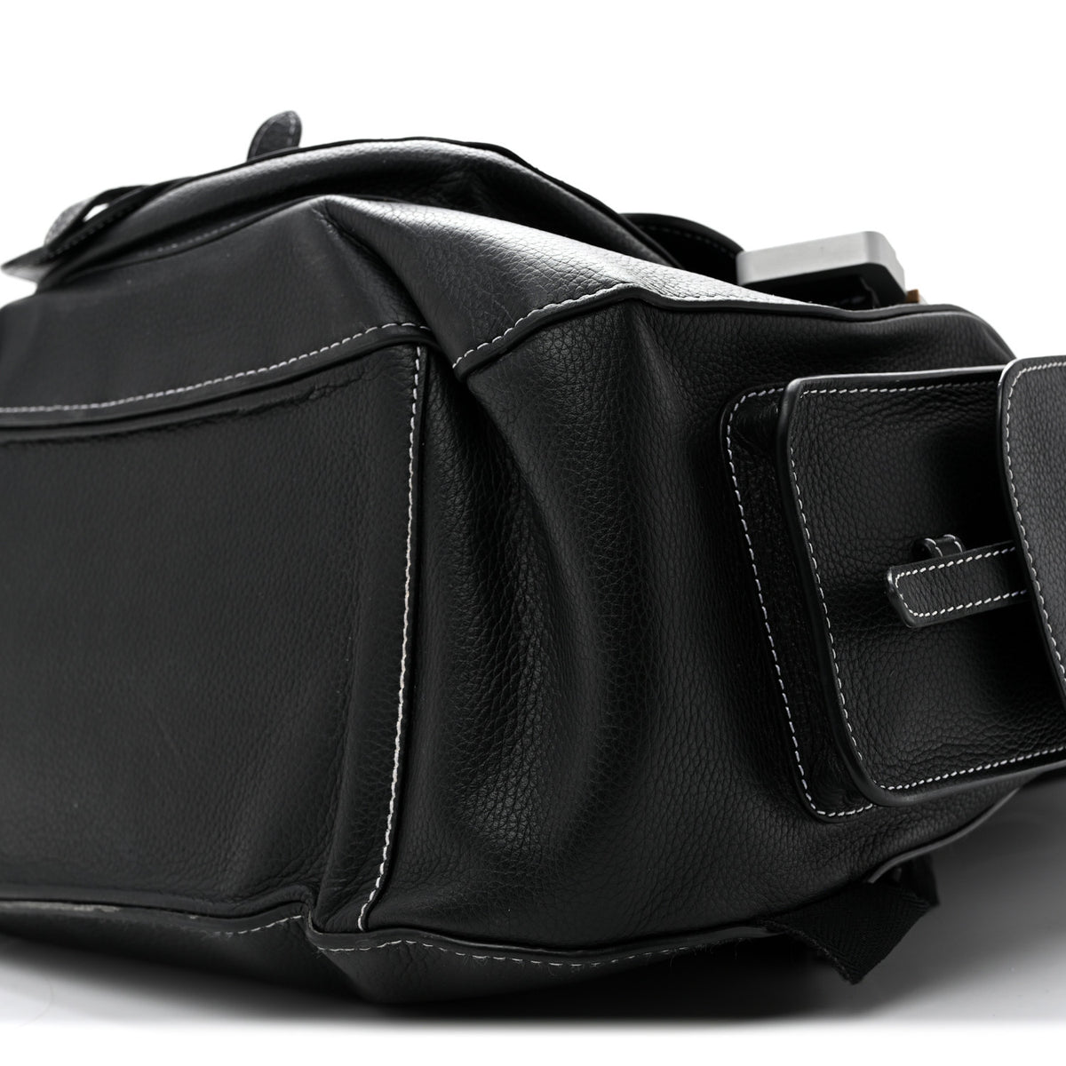 Christian Dior Grained Calfskin Maxi Gallop Backpack Black 10 of 14