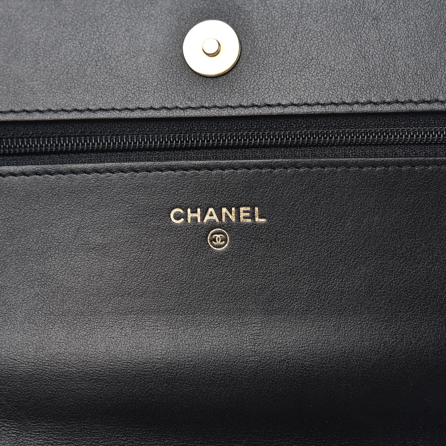 Chanel Caviar Quilted Boy Wallet On Chain WOC Black 6 of 12