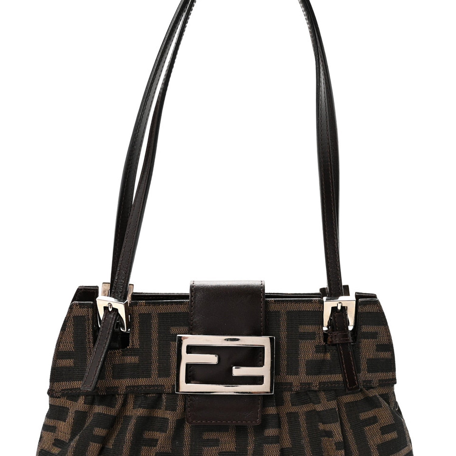 Fendi Zucca Small Shoulder Bag Tobacco 7 of 9