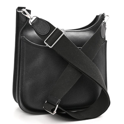 Hermes Taurillon Clemence Evelyne III PM Black 3 of 10