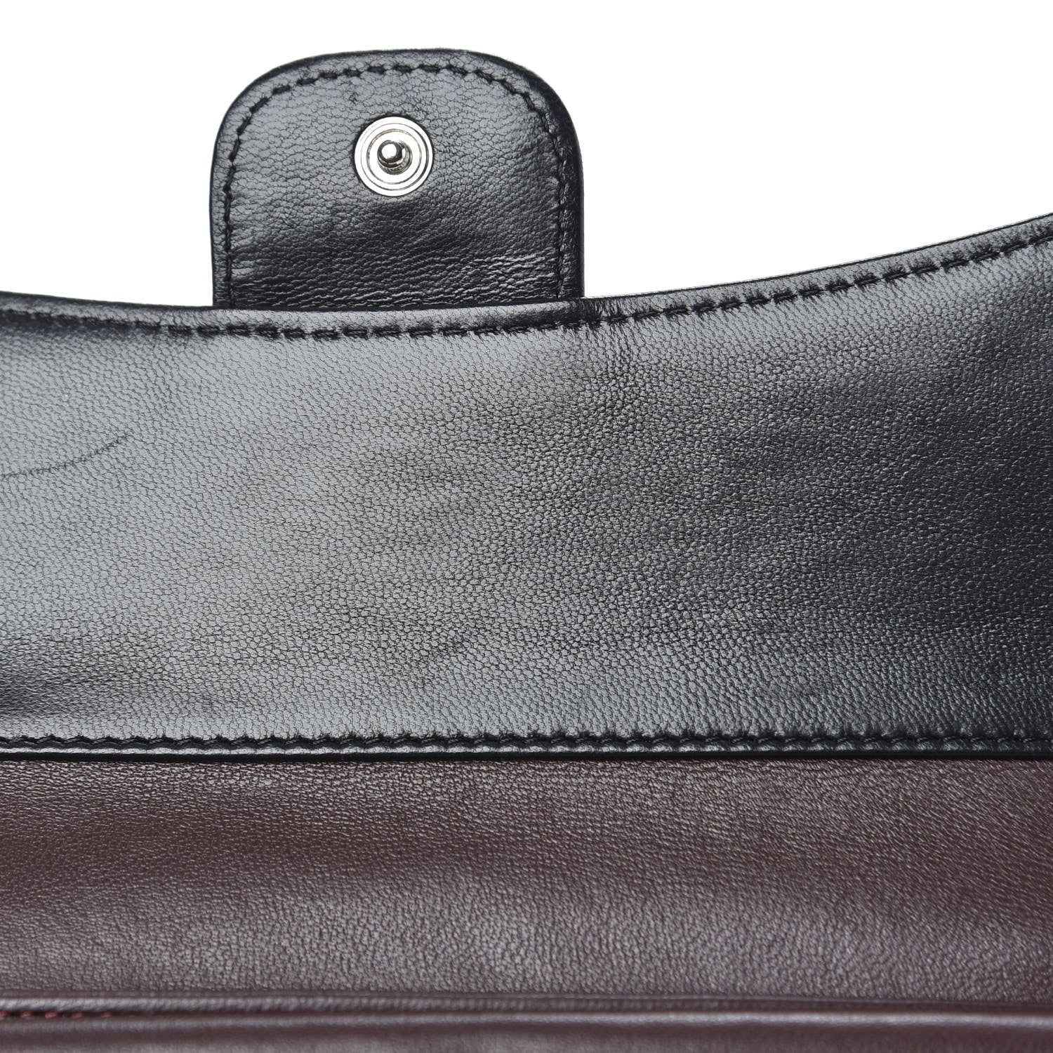 Chanel Lambskin Quilted Large Flap Wallet Black 10 of 10