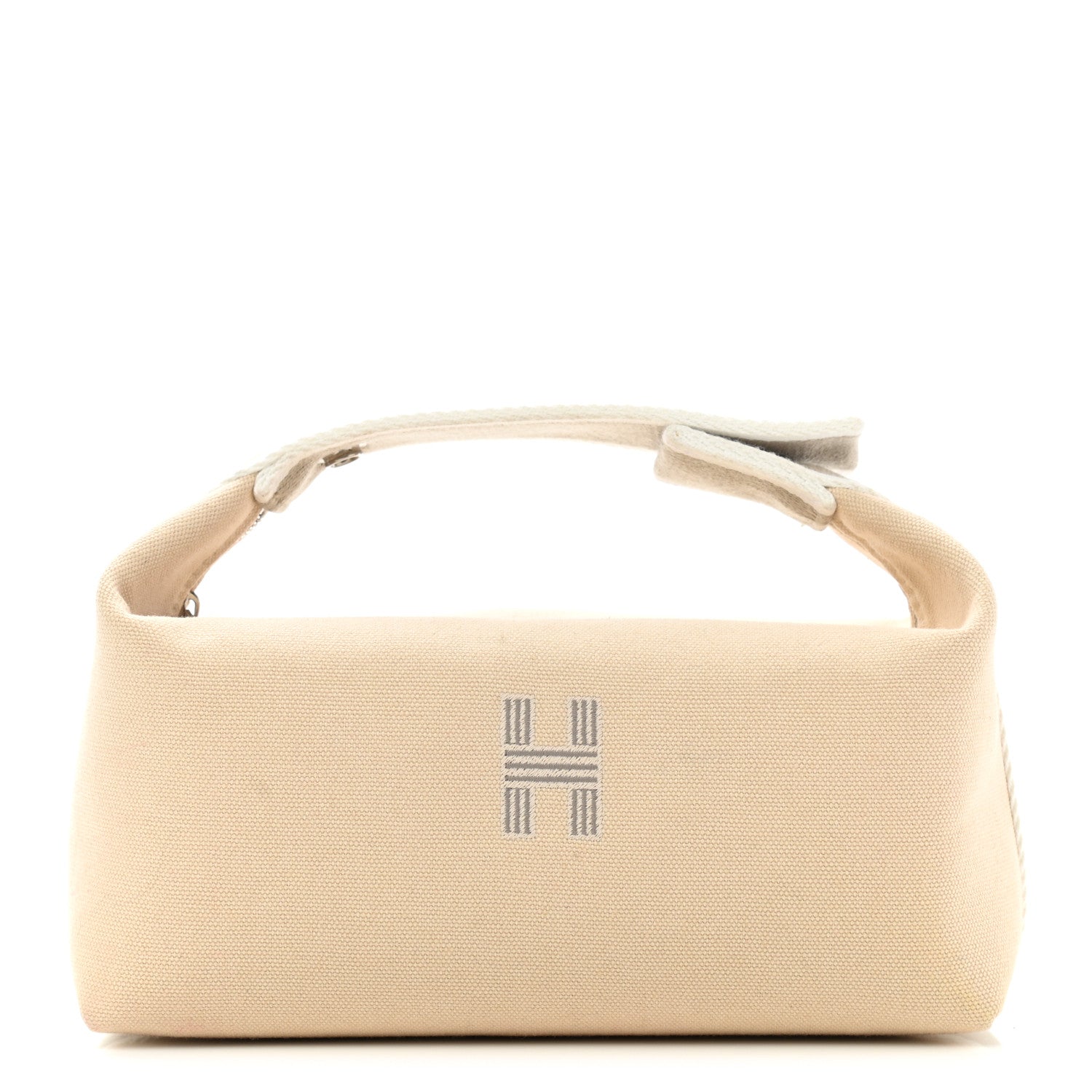 Hermes Canvas Small Bride-A-Brac Pouch Natural 1 of 7