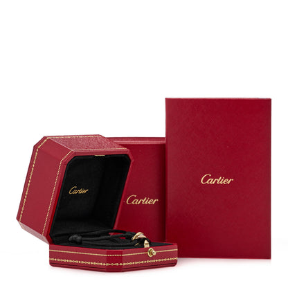 Cartier 18K Pink Yellow White Gold Trinity Adjustable Cord Bracelet Black 4 of 4