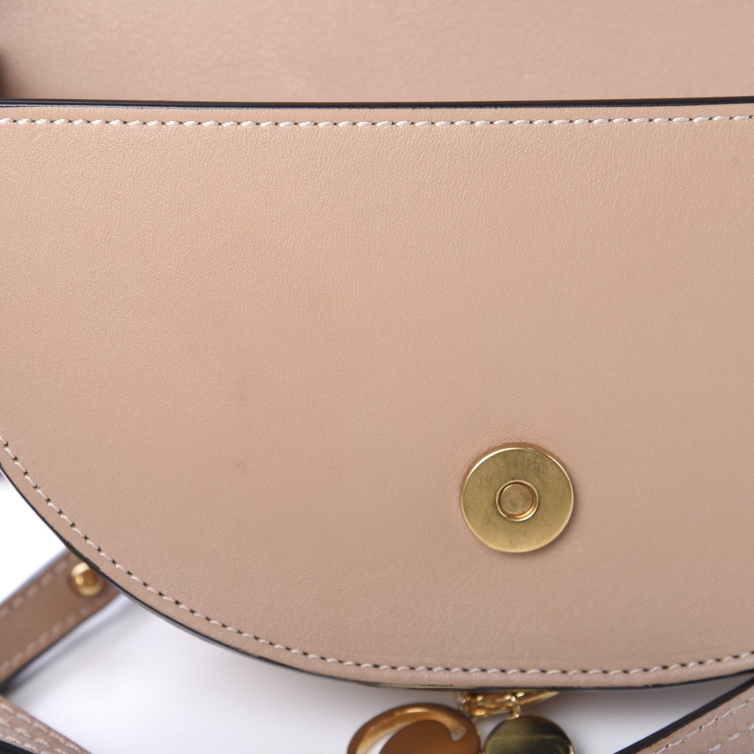 Chloe Calfskin Small Nile Bracelet Minaudiere Bag Brown 10 of 14