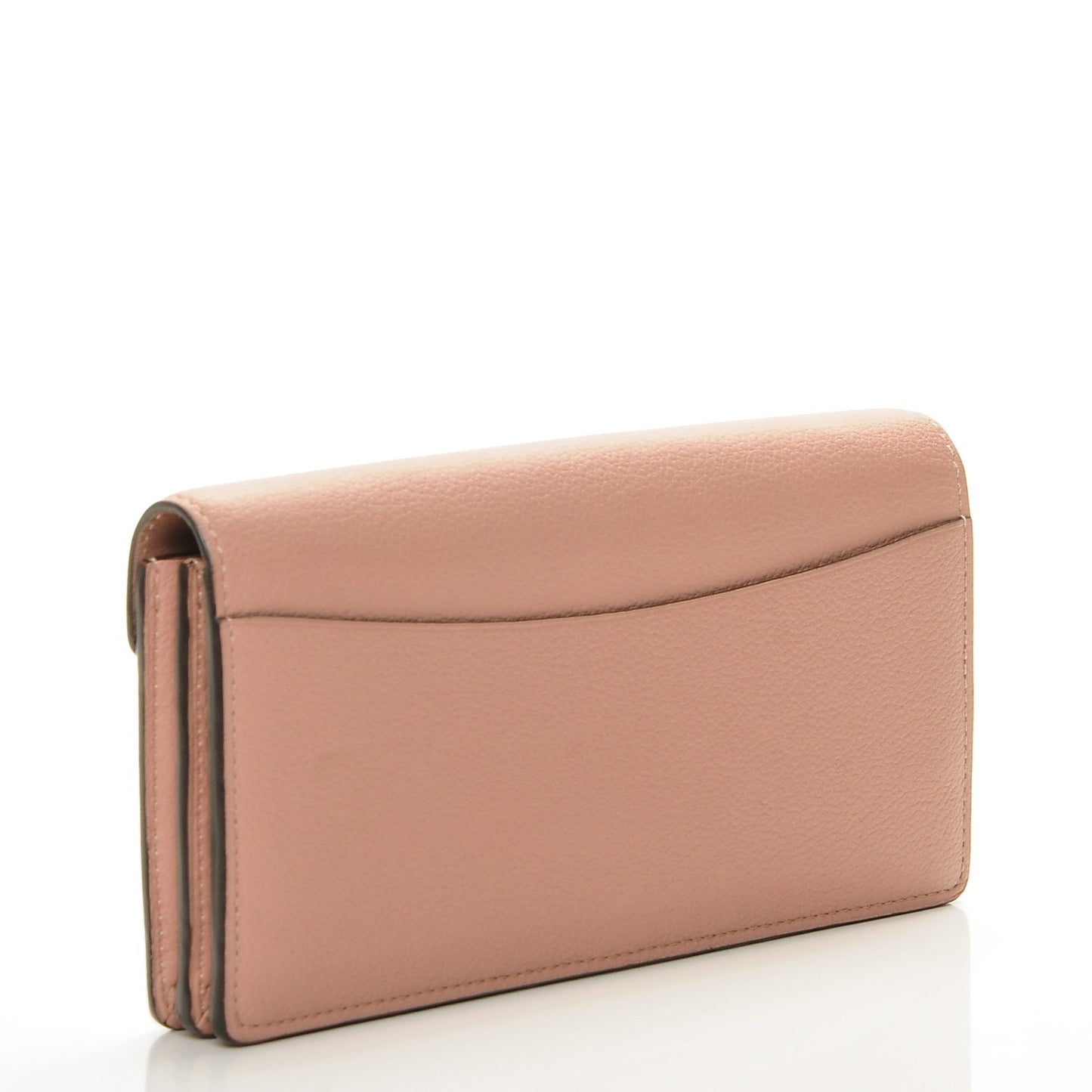 Veau Cachemire Dauphine Wallet Magnolia
