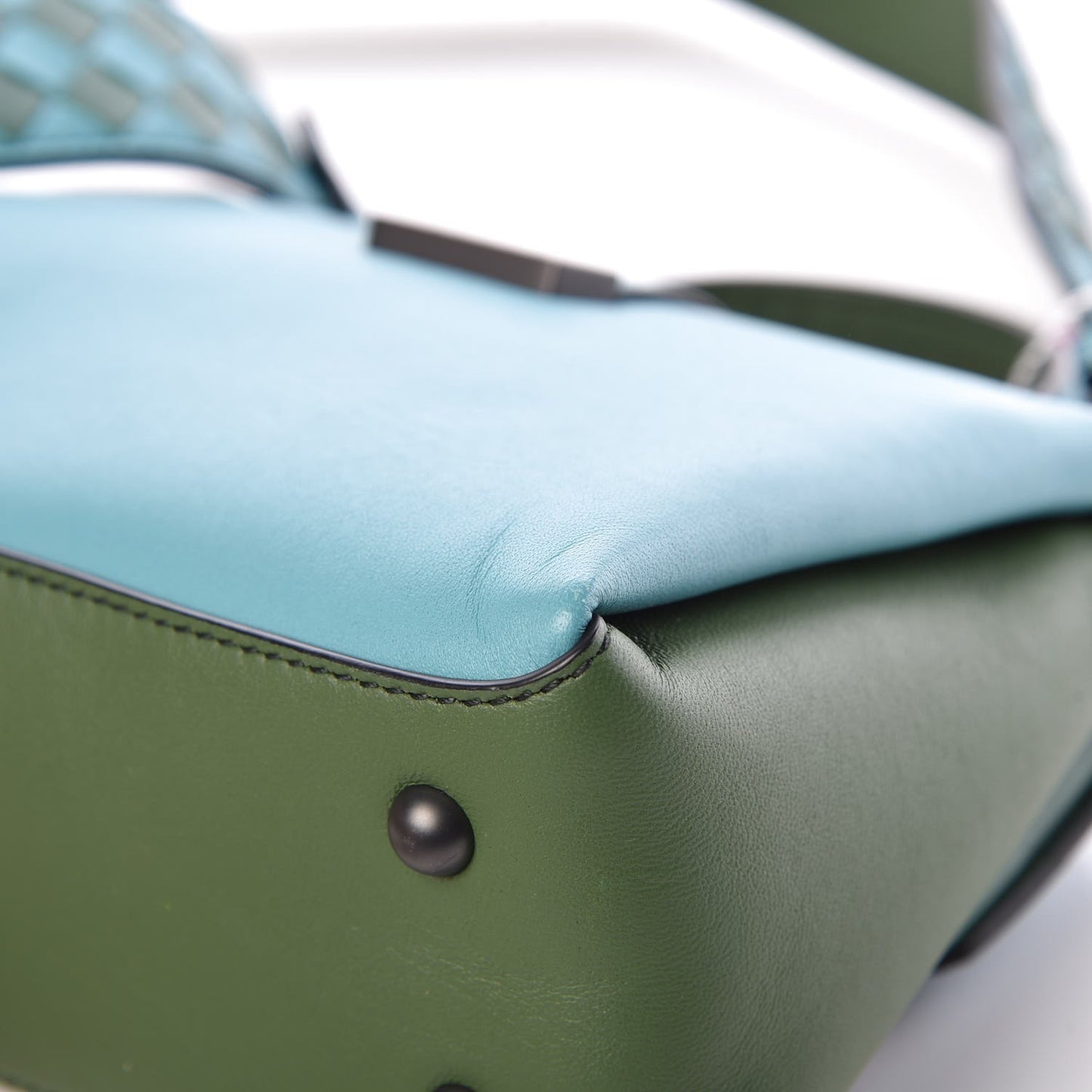 Nappa Multicolor Piazza Bag Thyme Aqua Ivy Black