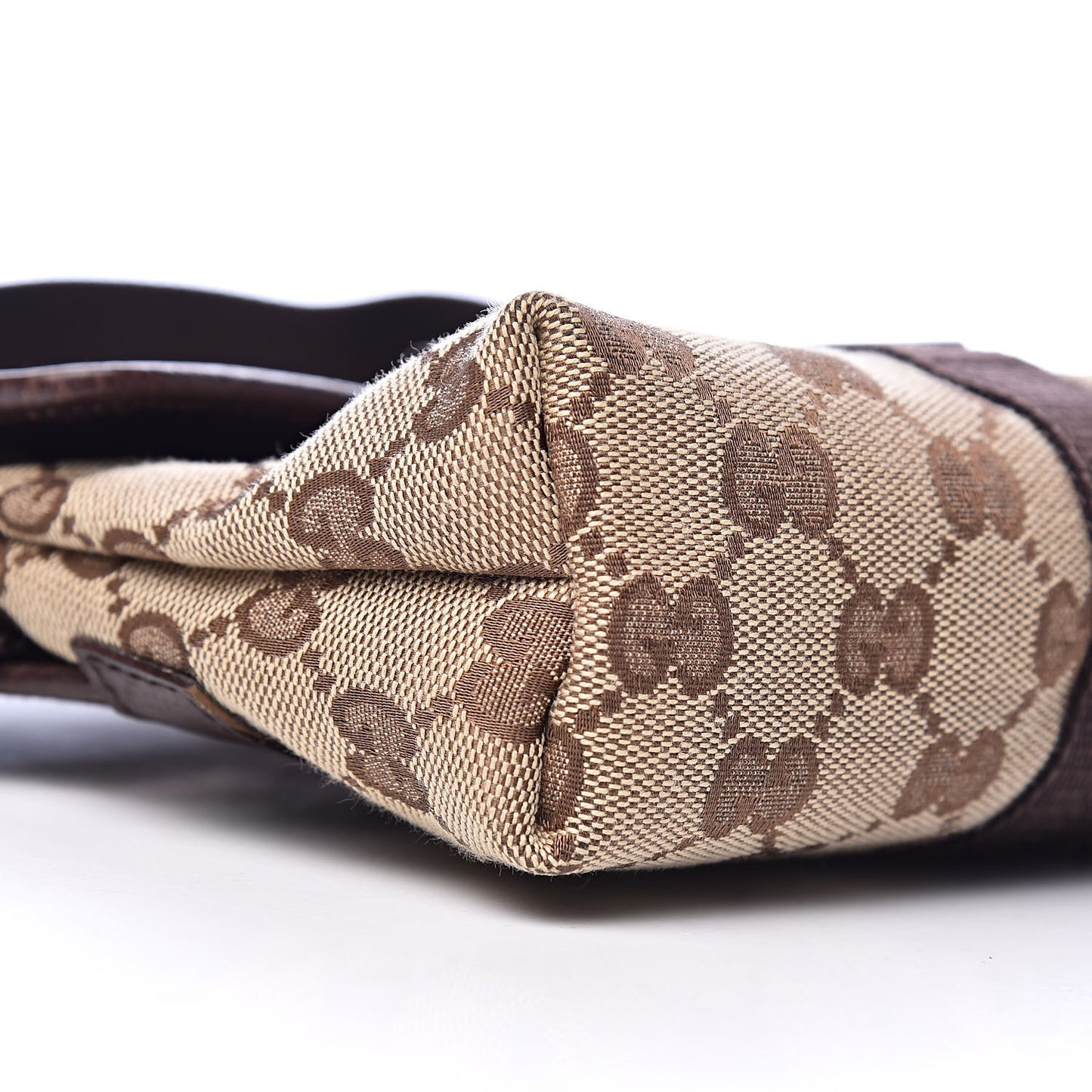 Monogram Waist Pouch Bag Dark Brown