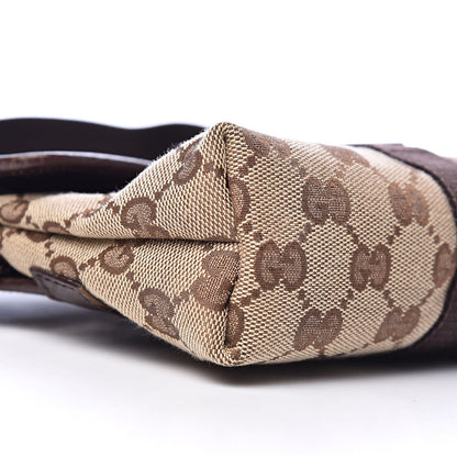 Gucci Monogram Waist Pouch Bag Dark Brown 8 of 10