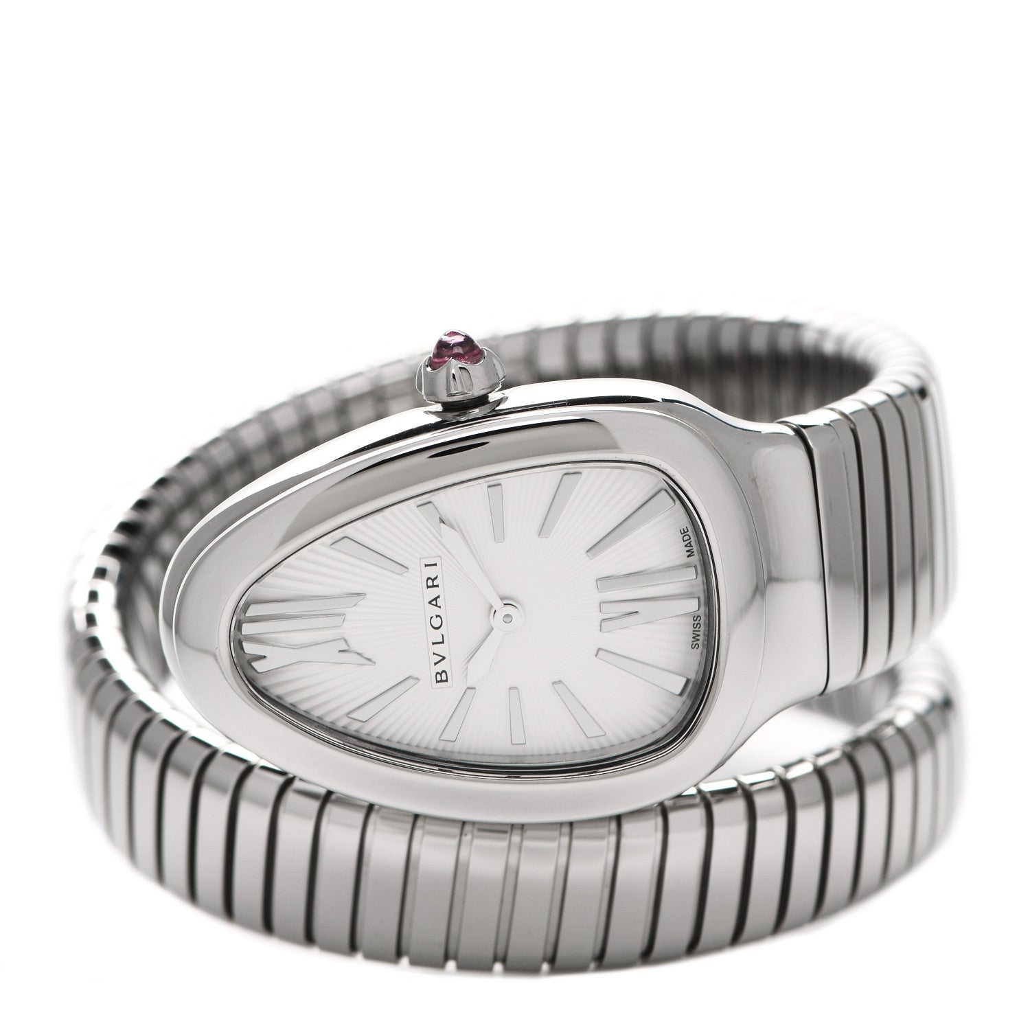 Bulgari Stainless Steel 35mm Serpenti Tubogas Quartz Watch 2 of 5