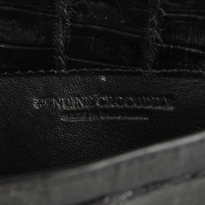 Nancy Gonzalez Crocodile Wallet On Chain Black 7 of 8