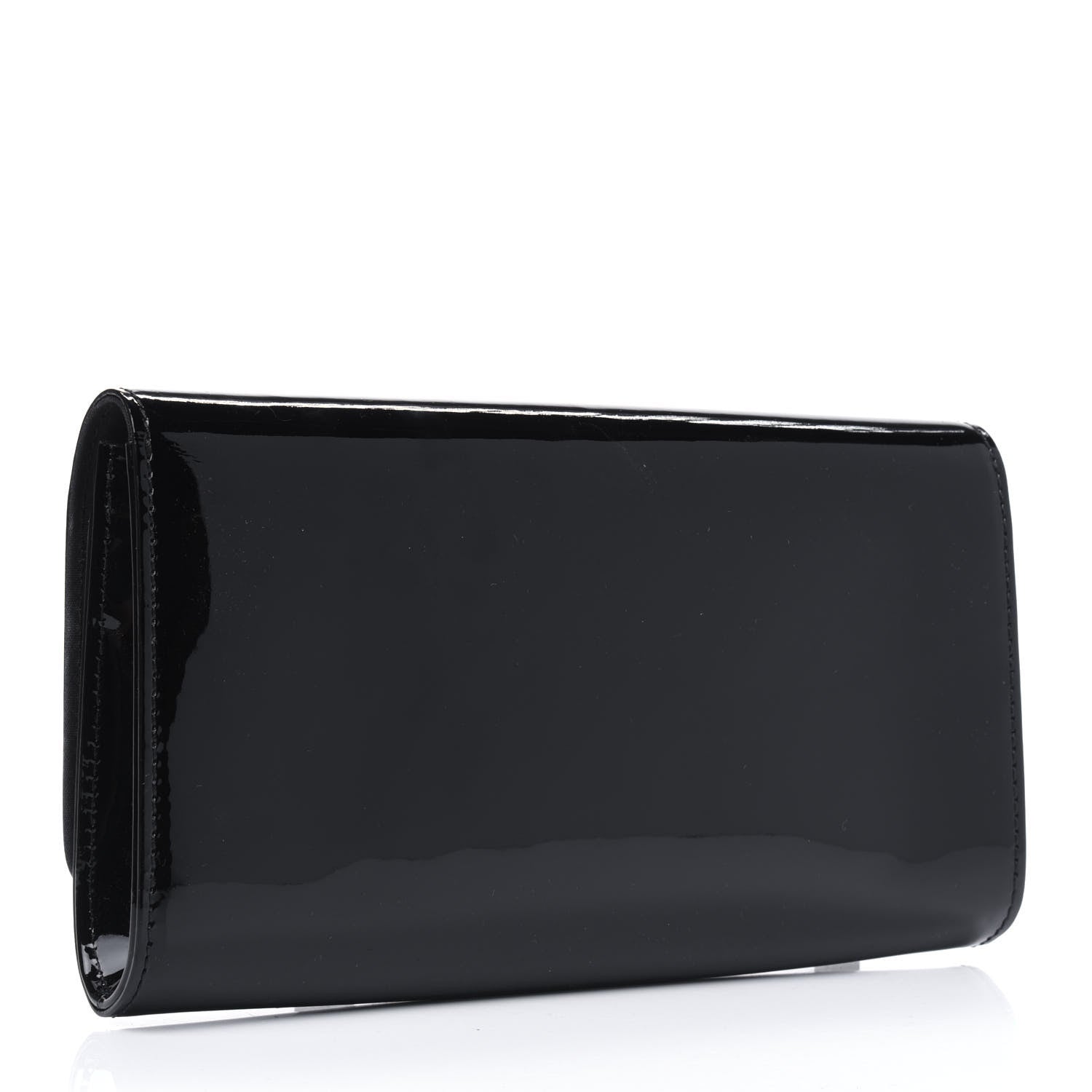 Louis Vuitton Patent Louise EW Clutch Black 3 of 11