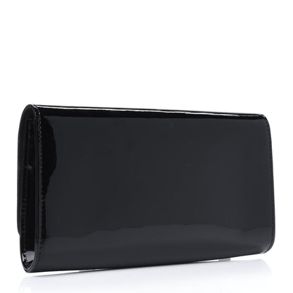 Louis Vuitton Patent Louise EW Clutch Black 3 of 11