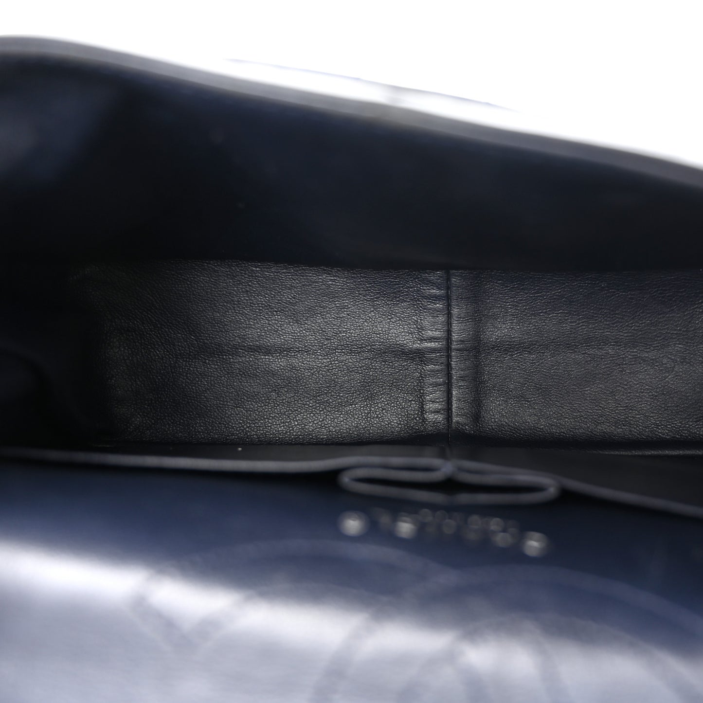 Aged Calfskin Quilted 2.55 Reissue 226 Flap Navy Blue