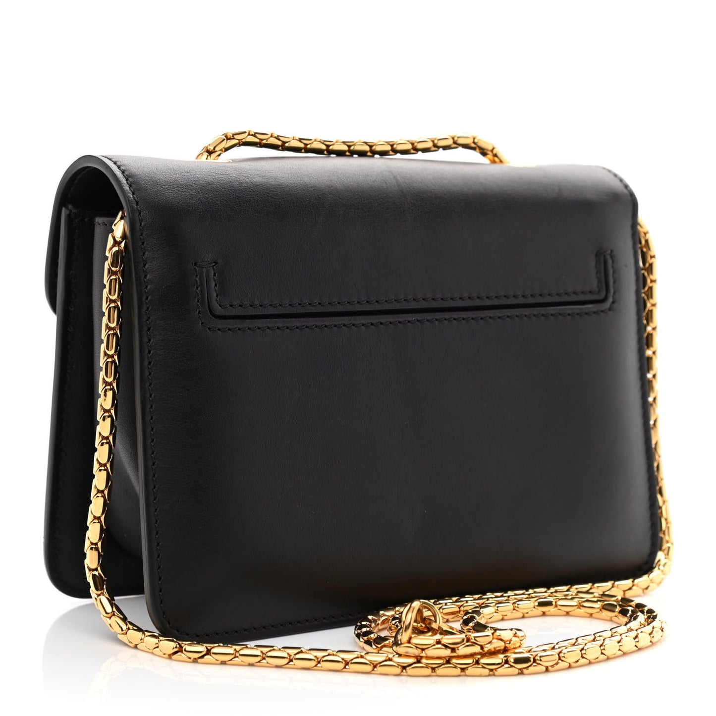 Calfskin Small Sienna Shoulder Bag Black