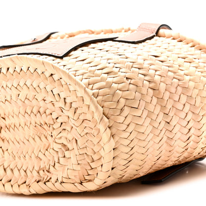 Loewe Raffia Small Basket Tote Bag Natural Tan 9 of 9