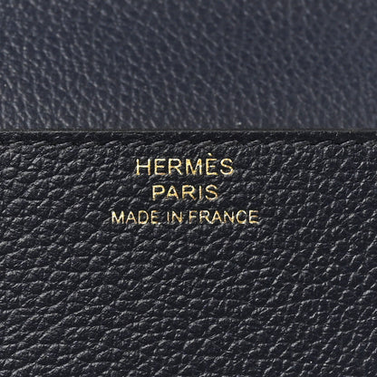 Hermes Evercolor Roulis Slim Wallet Bleu Nuit 7 of 9