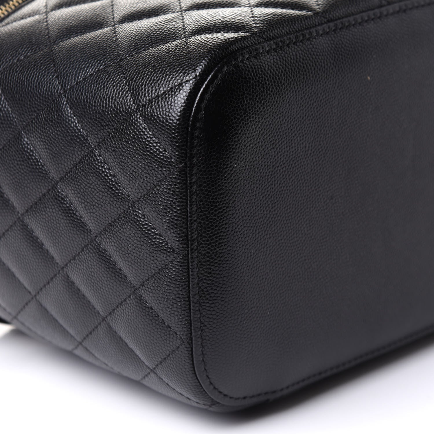 Chanel Caviar Quilted Large Vanity Pouch Black 8 of 9