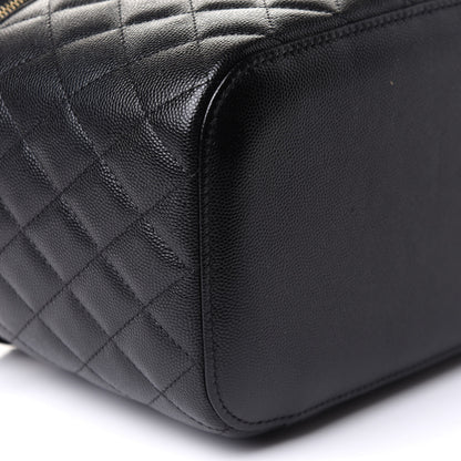Chanel Caviar Quilted Large Vanity Pouch Black 8 of 9