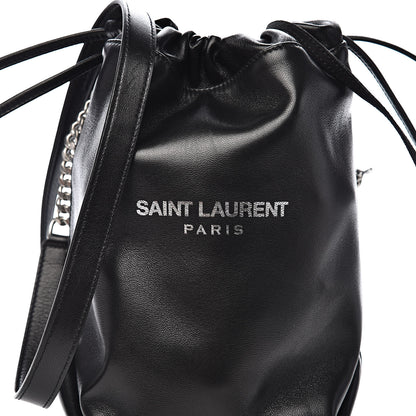 Saint Laurent Lambskin Small Teddy Bucket Bag Black 11 of 11