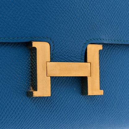 Hermes Epsom Constance Long Wallet Bleu Zanzibar 7 of 7
