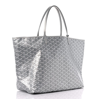 Goyard Goyardine Precious Metals Saint Louis GM Silver 3 of 12