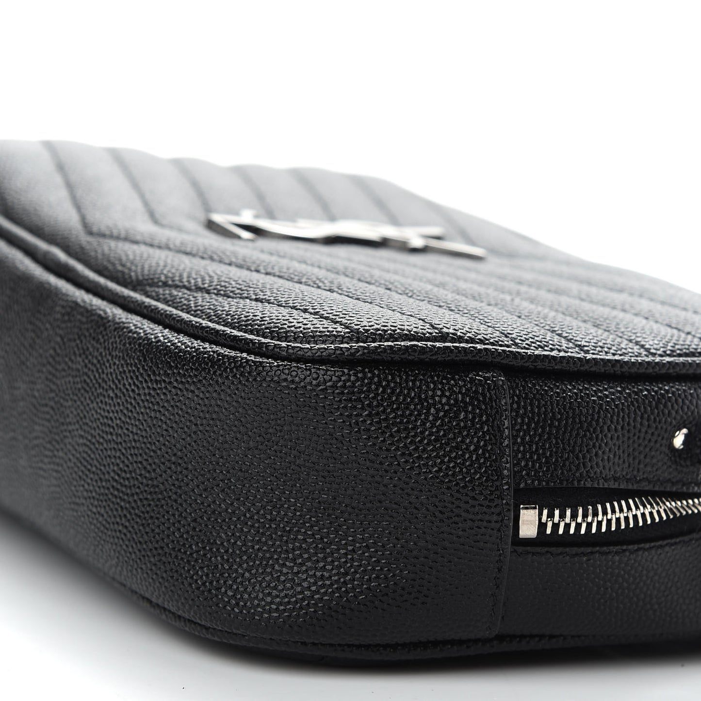 Grain De Poudre Matelasse Monogram Mini Lou Camera Bag Black