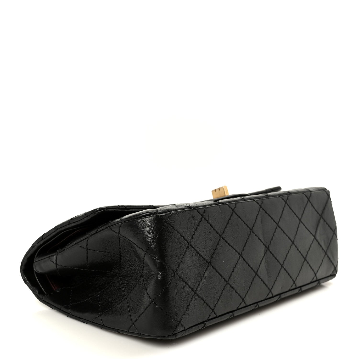 Chanel Aged Calfskin Quilted 2.55 Reissue 225 Flap Black 4 of 10