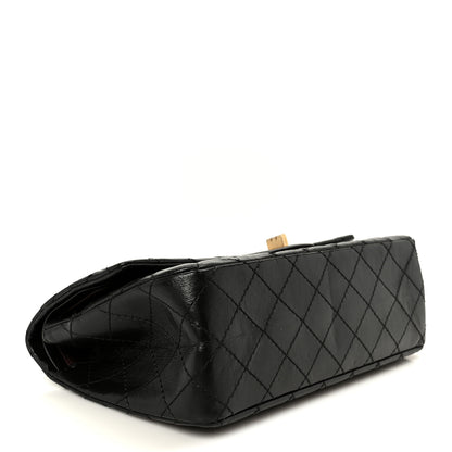 Chanel Aged Calfskin Quilted 2.55 Reissue 225 Flap Black 4 of 10