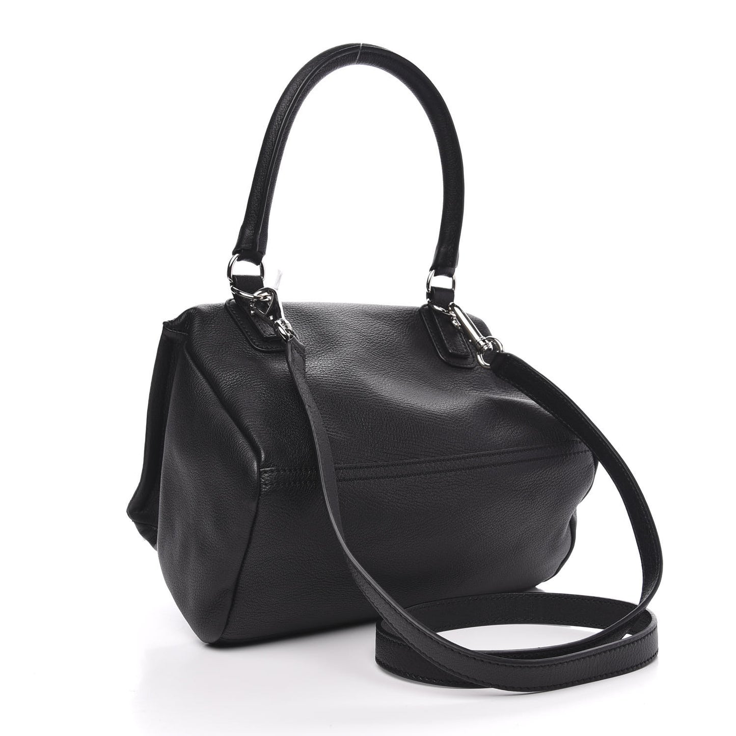 Sugar Goatskin Small Pandora Black