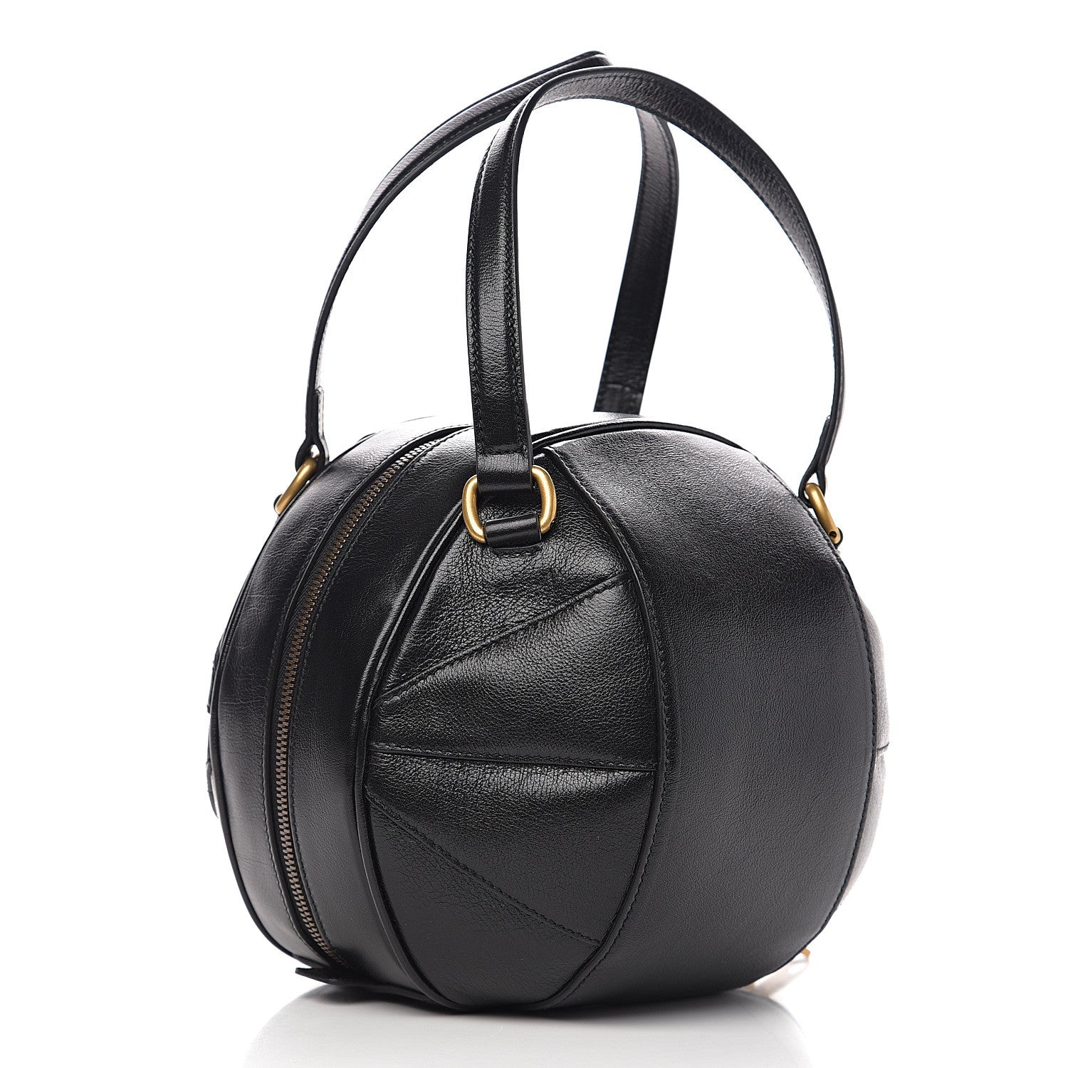 Gucci Piuma Lux Energy Tifosa Basketball Shaped Shoulder Bag Black 2 of 10