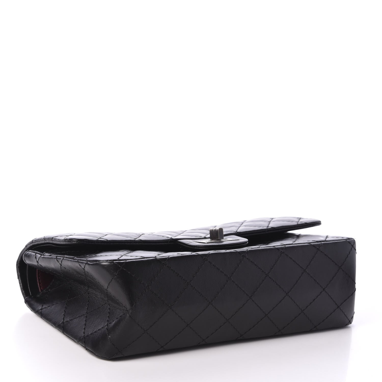 Chanel Aged Calfskin Quilted 2.55 Reissue 225 Flap Black 4 of 11