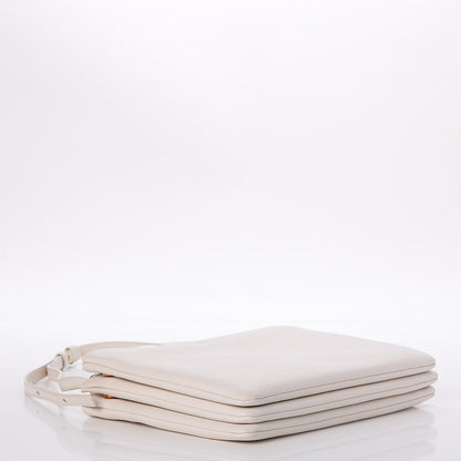 Celine Goatskin Large Trio Crossbody Bag White 4 of 10