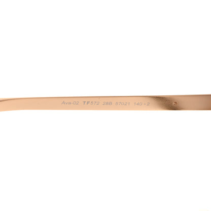 Tom Ford Round Ava 02 Sunglasses TF572 Gold 7 of 7