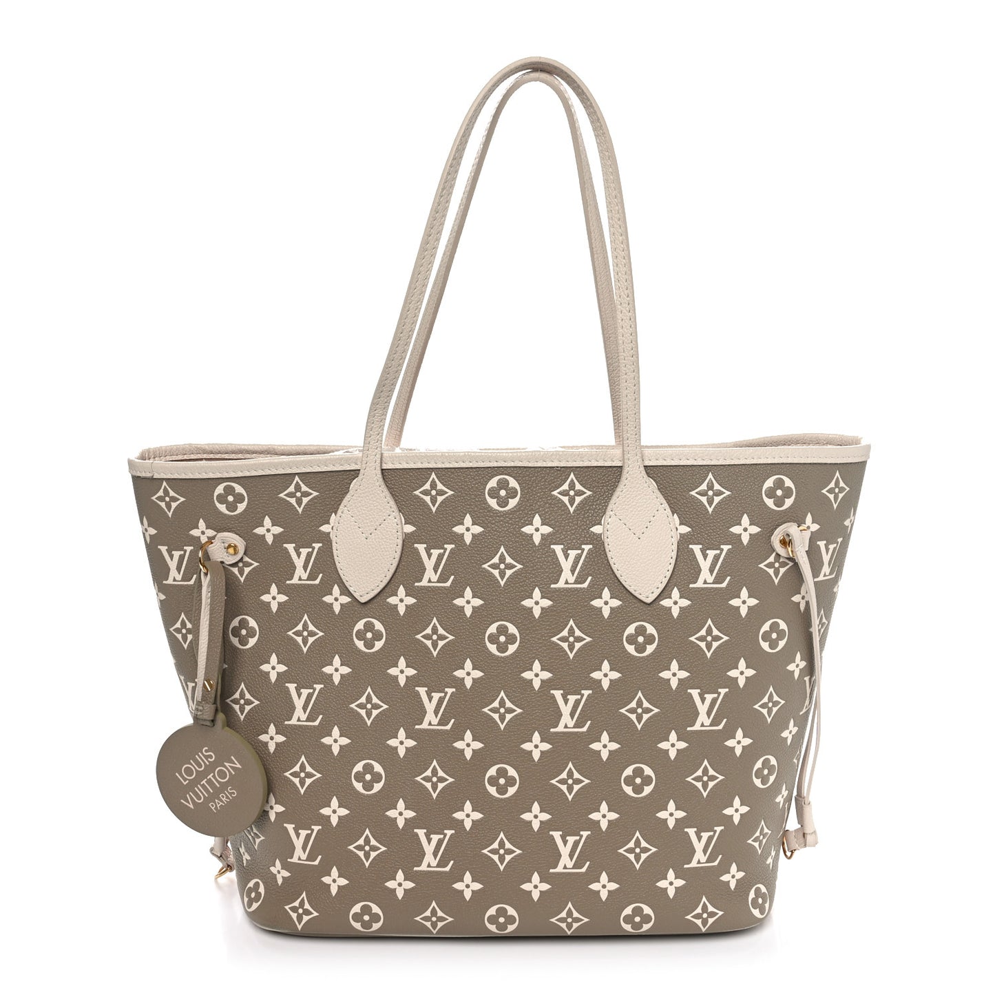 Empreinte Monogram Spring In The City Neverfull MM Kaki Beige Cream