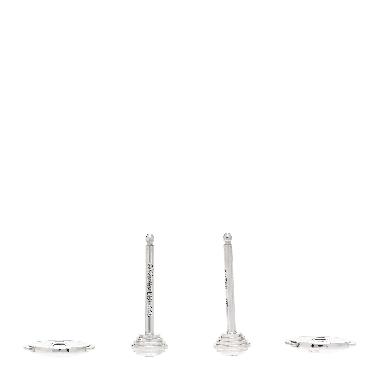 18K White Gold Diamond XS D'Amour Earrings