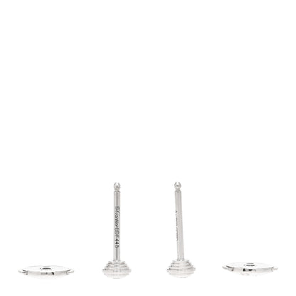 Cartier 18K White Gold Diamond XS D'Amour Earrings 3 of 7